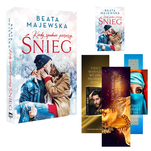 KIEDY SPADNIE PIERWSZY ŚNIEG książka + gadżety Beata Majewska