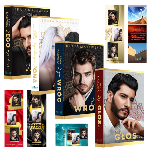 Zestaw JEGO WYSOKOŚĆ, JEGO DRUGA ŻONA, JEGO WRÓG, JEGO GŁOSEM Beata Majewska