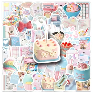 W246 Naklejki STICKER BOMB WLEPY wlepki MINI cute kawaii słodkie 52szt.