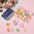 ZAW232 Zawieszki akrylowe KWIAT LEI kwiatki PLUMERIA hibiskus LOTOS