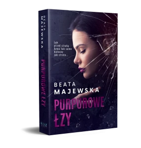 Purpurowe łzy Beata Majewska książka + gadżety