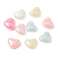 KOK162 Koraliki serce SERDUSZKO serduszka mix opalizujące efekt syrenki 20szt