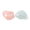 KOK162 Koraliki serce SERDUSZKO serduszka mix opalizujące efekt syrenki 20szt