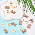 ZESTAW Zawieszki żywica kawaii MIŚ MISIE miśki 2szt