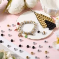 KOP135 Koraliki kandi oponki akryl 9mm warkoczyki bransoletki pony bead 50szt