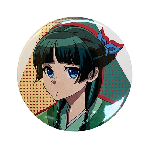 PRZ56 Przypinka button badzik Maomao Zapiski Zielarki 58mm L