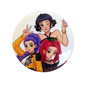 PRZ60 Przypinka button badzik K-Pop Demon Hunters Huntrix 58mm