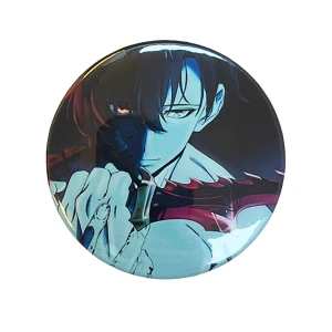 PRZ64 Przypinka button badzik Sung Jin-woo z Solo Leveling anime 58mm L