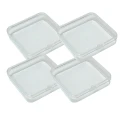 ORG7 Zestaw 4szt organizer pudełko kwadratowe na naklejki wlepy koraliki 7,2cm x 7,2cm