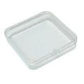 ORG7 Zestaw 4szt organizer pudełko kwadratowe na naklejki wlepy koraliki 7,2cm x 7,2cm
