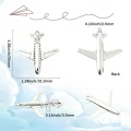 ZAW248 Zawieszki charm metalowe samolot SAMOLOTY samolocik 2szt