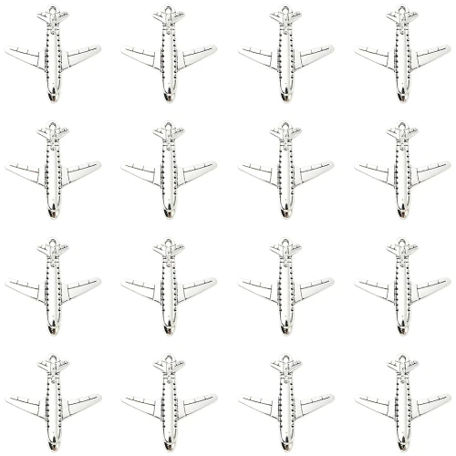 ZAW248 Zawieszki charm metalowe samolot SAMOLOTY samolocik 2szt