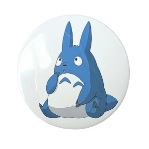 PRZ66 Przypinka button badzik Niebieski Totoro Chuu-Totoro 58mm L