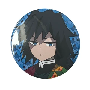 PRZ67 Przypinka button badzik Giyu Tomioka z Demon Slayer 58mm L