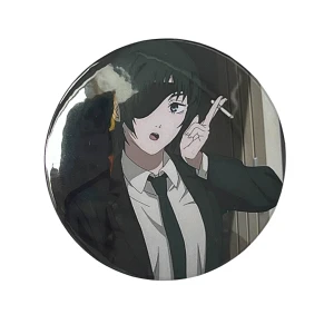 PRZ69 Przypinka button badzik Himeno z Chainsaw Man 58mm L