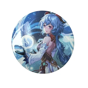 PRZ70 Przypinka button badzik Ganyu z gry Genshin Impact 58mm L