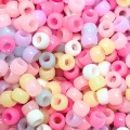 KOP139 Koraliki kandi oponki akryl 9mm pastelowe candy pony bead 50szt