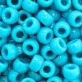 KOP141 Koraliki oponki 9mm kandi pony bead turkus morskie niebieskie 20szt