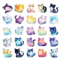W247 Naklejki STICKER BOMB WLEPY wlepki cute kawaii koty kotki rainbow 50szt