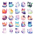 W247 Naklejki STICKER BOMB WLEPY wlepki cute kawaii koty kotki rainbow 50szt