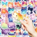 W247 Naklejki STICKER BOMB WLEPY wlepki cute kawaii koty kotki rainbow 50szt