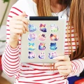 W247 Naklejki STICKER BOMB WLEPY wlepki cute kawaii koty kotki rainbow 50szt