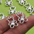 ZAW260 Zawieszki charm metalowe serce serduszko SERCA ramka