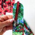 ZHM2 Zakładka do książki hand made druk UV brzozy polski pejzaż kwiaty