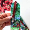 ZHM2 Zakładka do książki hand made druk UV brzozy polski pejzaż kwiaty