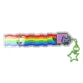 BHM1 Brelok breloczek 19cm hand made segmentowy Nyan Cat kotek pixel art