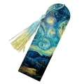 ZHM4 Zakładka do książki hand made druk UV styl van Gogh gwiaździsta noc