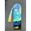 ZHM4 Zakładka do książki hand made druk UV styl van Gogh gwiaździsta noc