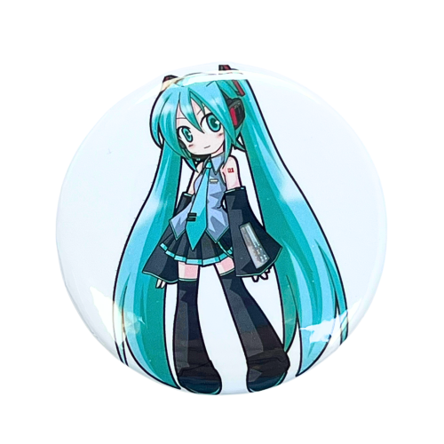 PRZ86 Przypinka button badzik Hatsune Miku 58mm L