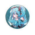 PRZ87 Przypinka button badzik Hatsune Miku 58mm L