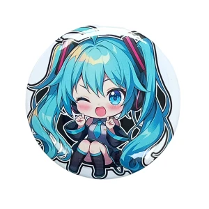 PRZ88 Przypinka button badzik Hatsune Miku 58mm L