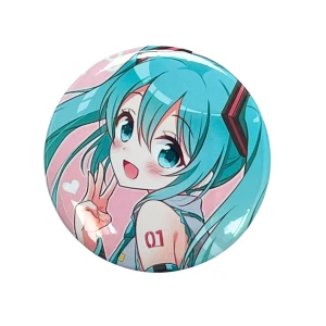 PRZ89 Przypinka button badzik Hatsune Miku 58mm L