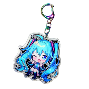 BHM6 Brelok breloczek akrylowy 10cm Hand Made Hatsune Miku