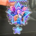 BHM9 Brelok breloczek akrylowy 14cm HM Huntrix Kpop K-pop Demon Hunters z gwiazdką