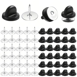 PIN4 Zestaw zatyczki korki zatyczka do przypinki + sztyfty metalowe 10kpl box 