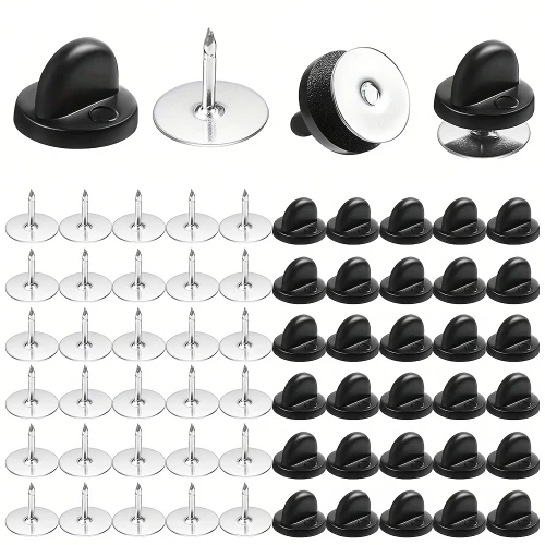 PIN4 Zestaw zatyczki korki zatyczka do przypinki + sztyfty metalowe 10kpl box