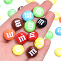 KOK188 Koraliki akrylowe ŻYWICA m&amp;m cukierki m&amp;m's 14mm kolorowe miks 5szt