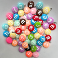 ZAW268 Zawieszki akrylowe m&amp;m M&amp;M's cukierki 5szt miks do bransoletek