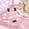 ZAW273 Zawieszki z żywicy 30mm kot kotek KITTY kotki 4szt miks kolorów