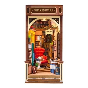 TGB07 Book nook miniaturowy domek DIY Rolife KSIĘGARNIA SHAKESPEARE