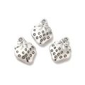 ZAW283 Zawieszka metalowa truskawki truskawka owoc boho vintage 5szt