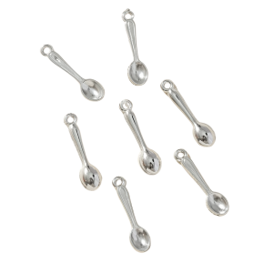 ZAW286 Zawieszki charm galwanizowane CCB łyżeczka łyżeczki łyżka 10szt