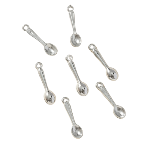 ZAW286 Zawieszki charm galwanizowane CCB łyżeczka łyżeczki łyżka 10szt