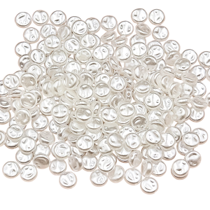 PER36 Koraliki akrylowe perłowe 8mm pastylka dysk krążek barokowe 20szt