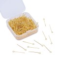 I29 Igły jubilerskie szpilki haczyki 24mm BOX 450szt w pudełku złote
