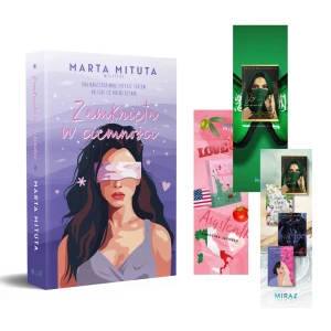 Zamknięta w ciemności - Marta Mituta książka + 3 zakładki